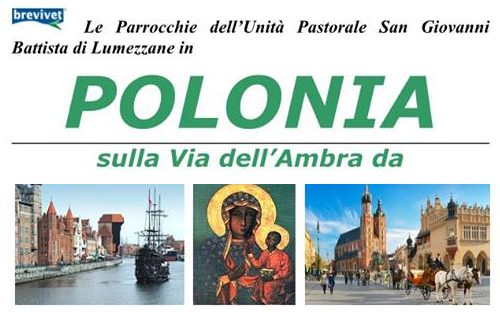 IN SCADENZA: iscrizioni al Pellegrinaggio sulla Via dell’Ambra