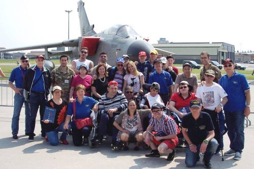 I ragazzi della CVL in visita alla base del 6° stormo di Ghedi