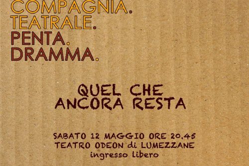 12 Maggio | In scena “Quel che resta ancora”