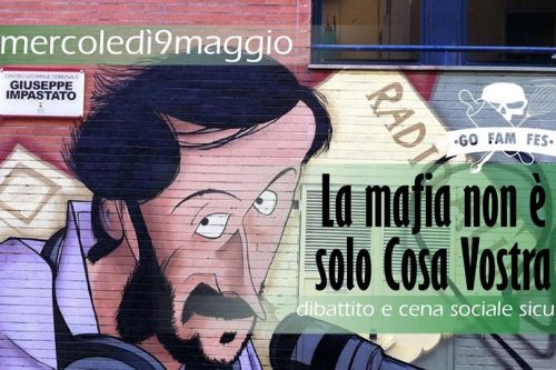 9 Maggio | “La mafia non è solo Cosa Vostra”, dibattito culturale sulle mafie a Lumezzane 9 Maggio | “La mafia non è solo Cosa Vostra”, dibattito culturale sulle mafie a Lumezzane