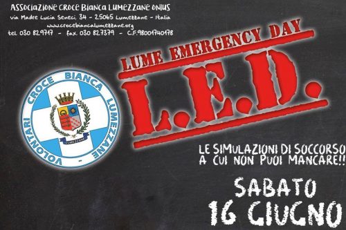 16 Giugno | 5° edizione di “L.E.D.” per la Croce Bianca di Lumezzane