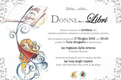 17 Giugno | “Donne tra i libri”, appuntamento in Torre Avogadro con i classici di Gaarder e Stedman