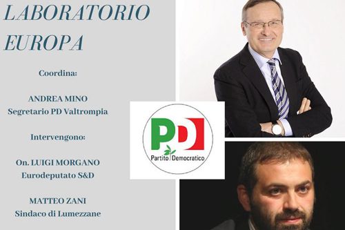 21 Giugno | “Laboratorio Europa”, incontro con Matteo Zani e Luigi Morgano