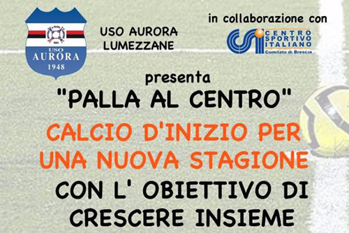 13 Settembre | “Palla al Centro”- proposte sportive del 2018-2019 con il Dott.Alessandro Visini
