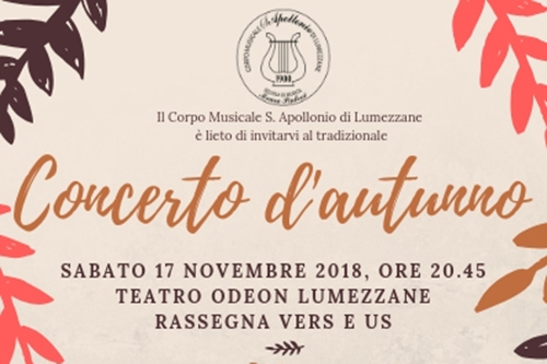 17 Novembre | “Concerto d’Autunno”: a 100 anni dalla Grande Guerra tra musica, canti e letture teatrali