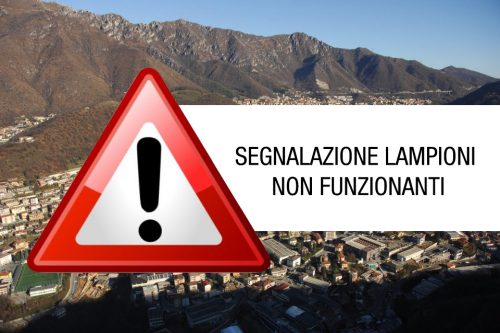 Lumezzane: disponibile NUMERO VERDE a cui rivolgersi per LAMPIONI NON FUNZIONANTI