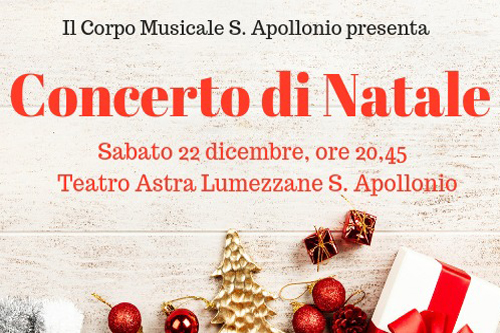 22 Dicembre | “Concerto di Natale” del Corpo Musicale di Sant’Apollonio
