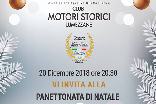 20 Dicembre | “Panettonata di Natale” con Motori Storici 20 Dicembre | “Panettonata di Natale” con Motori Storici
