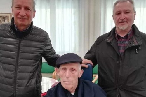 Odoardo Rinaldi compie 98 anni alle “Rondini” di Lumezzane