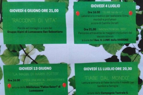 Chiosco, gli eventi dell’estate