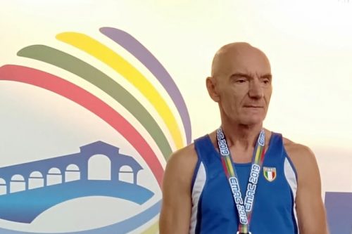 M.60 sui 200 metri piani: Ettore Ruggeri Vice-campione europeo