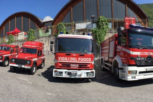 I vigili del fuoco di Lumezzane cominciamo il 2021 in super-attività