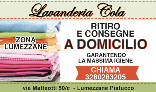 Lavanderia Cola compie 20 anni