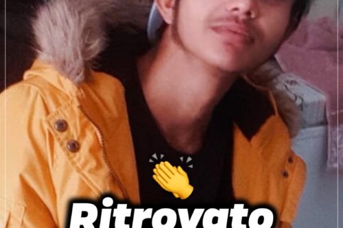 Ritrovato Mubarik, il ragazzo disperso qualche giorno fa Ritrovato Mubarik, il ragazzo disperso qualche giorno fa