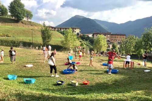 Isole d’acqua: giochi al parco Suor Bossini