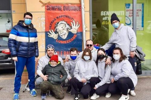 Ultras Kapovolti a sostegno delle popolazioni colpite dalla guerra