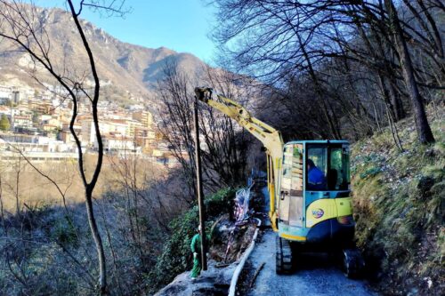 Rapido intervento sulle strade lumezzanesi