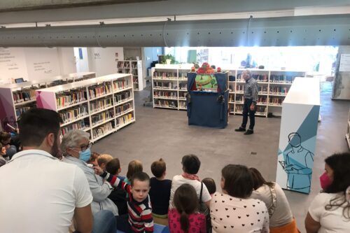 Pino l’Alpino conquista la Biblioteca Felice Saleri