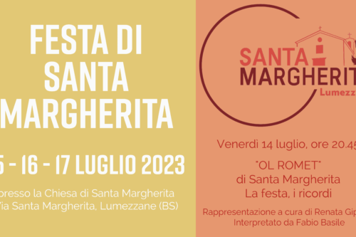 Dal 15 al 17 luglio.. Santa Margherita si prepara per un fine settimana di festa e spiritualità Dal 15 al 17 luglio.. Santa Margherita si prepara per un fine settimana di festa e spiritualità