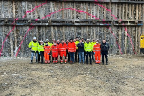 FOTONOTIZIA: Simulazione della Croce Bianca presso i cantieri dell’autostrada