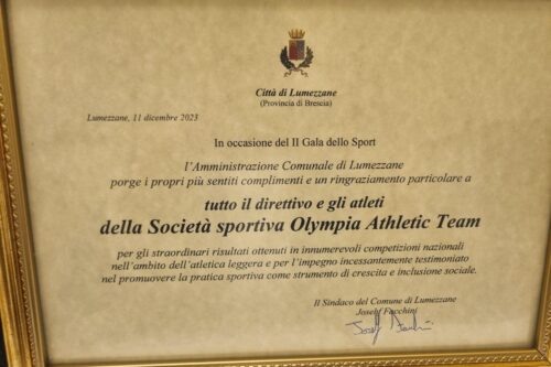 L’Olympia Athletic Team: un modello di inclusione e valori attraverso l’atletica
